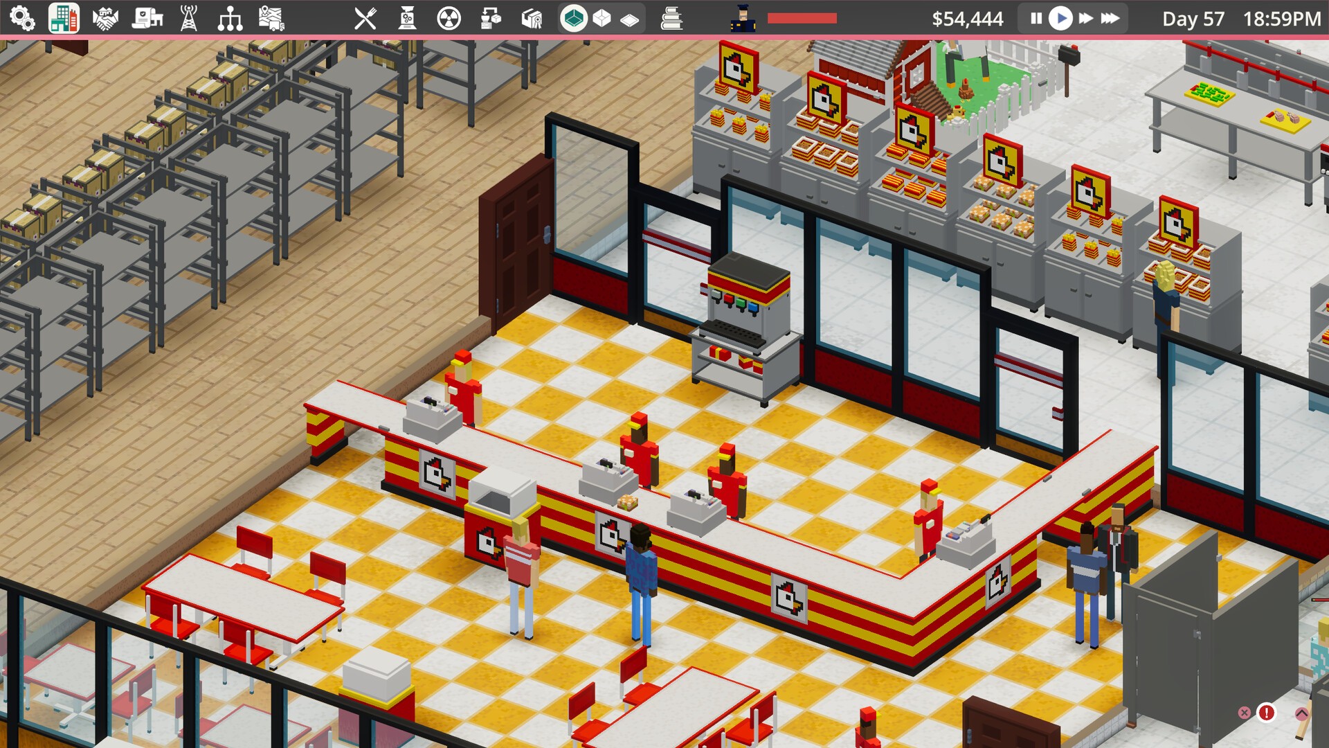 definitely not fried chicken pc game steam wallpaper 5